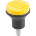 Kipp Mushroom Knobs, external thread, inch K0251.A27X20